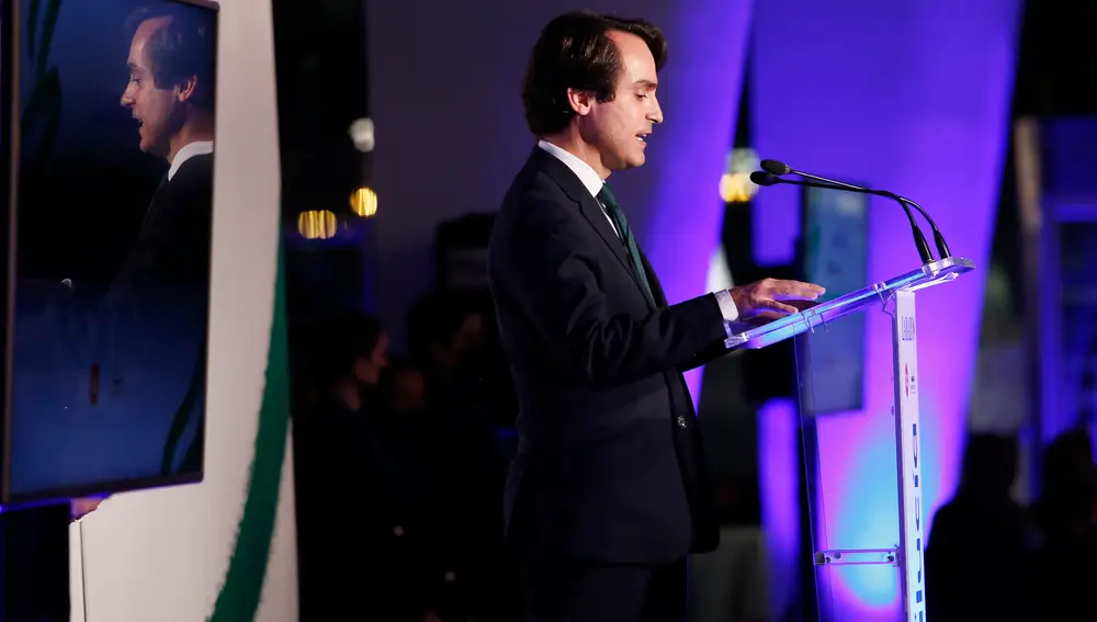 El viceconsejero de Fomento, Mario Muñoz, durante su intervención