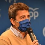 El presidente del PP, Carlos Mazón