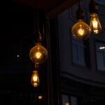 Bombillas encendidas en Madrid