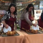 Corte de cochinillo al estilo tradicional