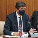El vicepresidente de la Junta y consejero de Turismo, Juan Marín