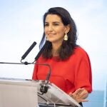 Rocío Monasterio en rueda de prensa explica los puntos del acuerdo alcanzado con el Gobierno regional para los Presupuestos regionales