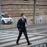 Roger Torrent, al salir del TSJC