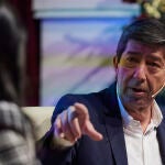 El vicepresidente de la Junta de Andalucía, Juan Marín, junto a Arrimadas. Joaquín Corchero / Europa Press