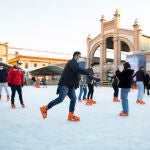 Pista de hielo en Matadero Madrid.