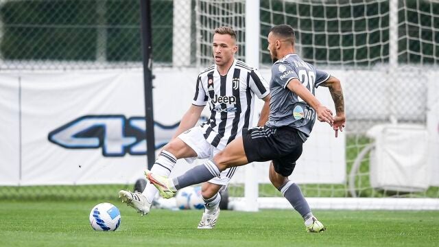 Arthur Melo con la Juventus.
