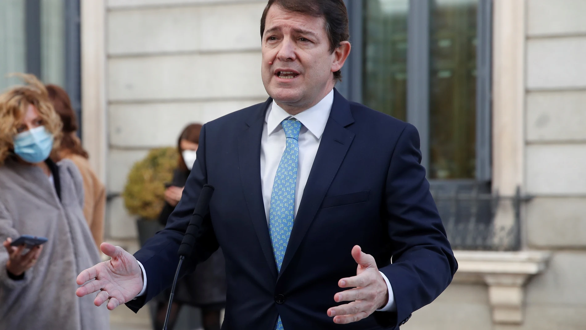 El presidente de la Junta de Castilla y León, Alfonso Fernández Mañueco