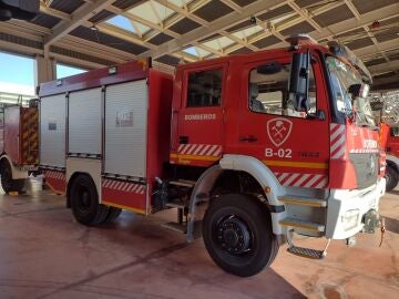 Camión del Consorcio Provincial de Bomberos de Málaga