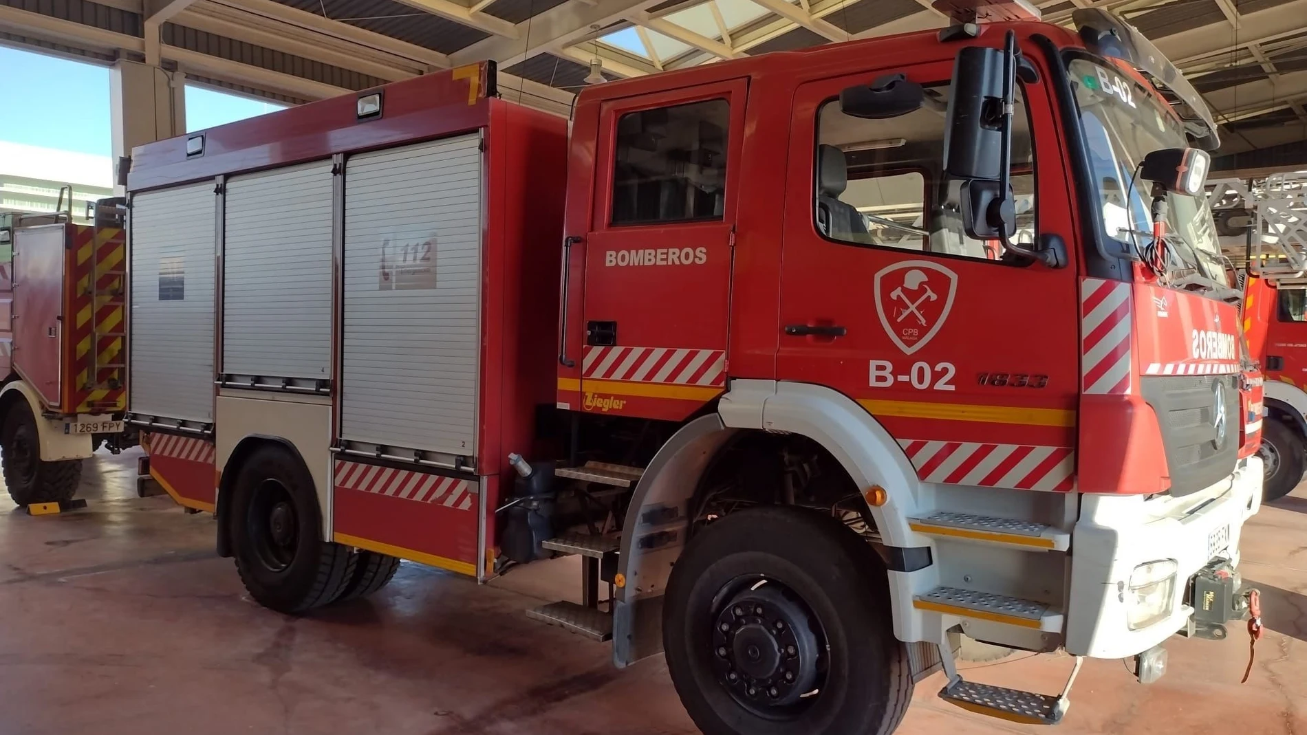 Camión del Consorcio Provincial de Bomberos de Málaga