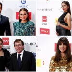 Miguel Torres, Paula Echevarría, Hiba Abouk, José Luis Martínez-Almeida, Andrea Levy y Maribel Verdú en los 'Premios Forqué'