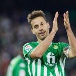 Canales, estandarte verdiblanco y ex jugador de la Real. AFP7