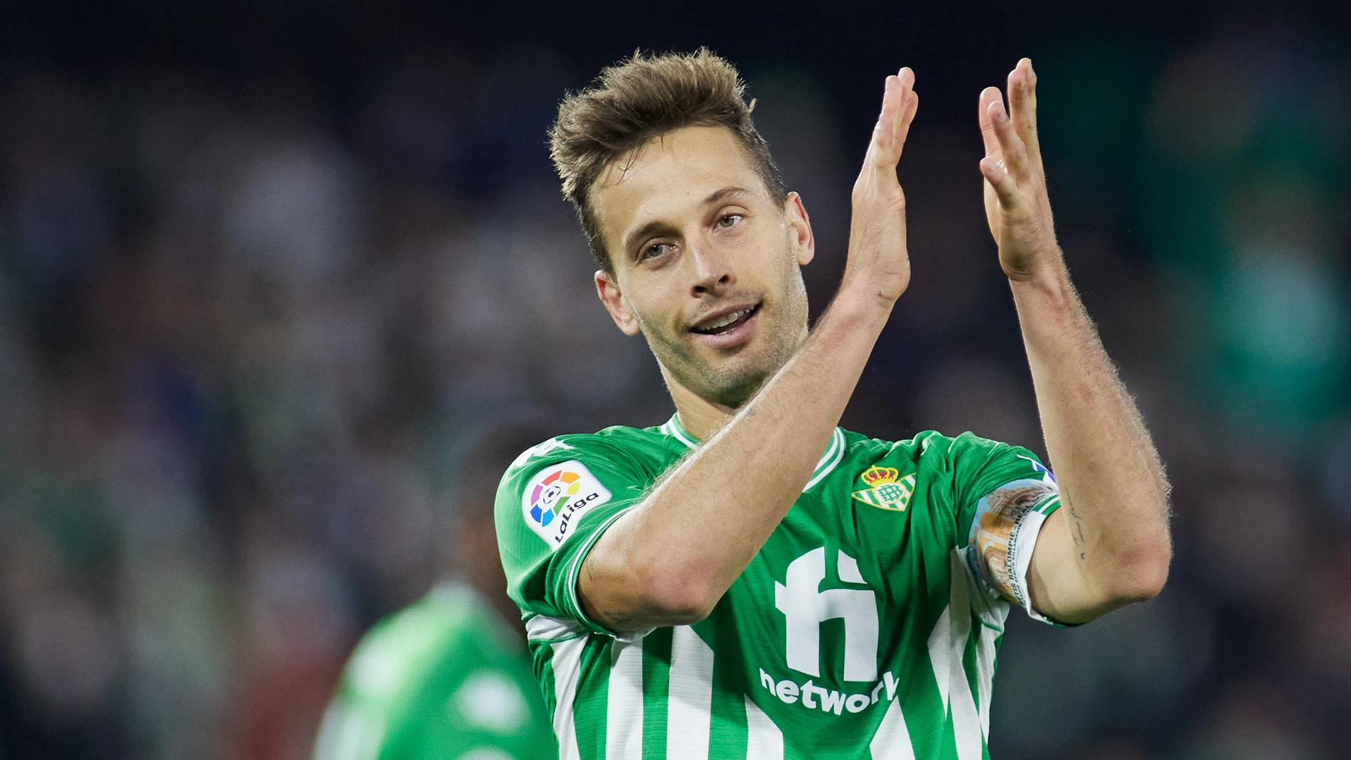 Canales, estandarte verdiblanco y ex jugador de la Real. AFP7