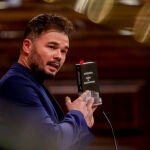 El portavoz de ERC en el Congreso, Gabriel Rufián.