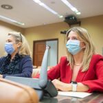 La diputada del PP por Ávila, Alicia García, durante la Comisión de Interior del Congreso