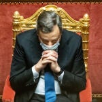 Mario Draghi se enfrentó este jueves a su primera huelga general