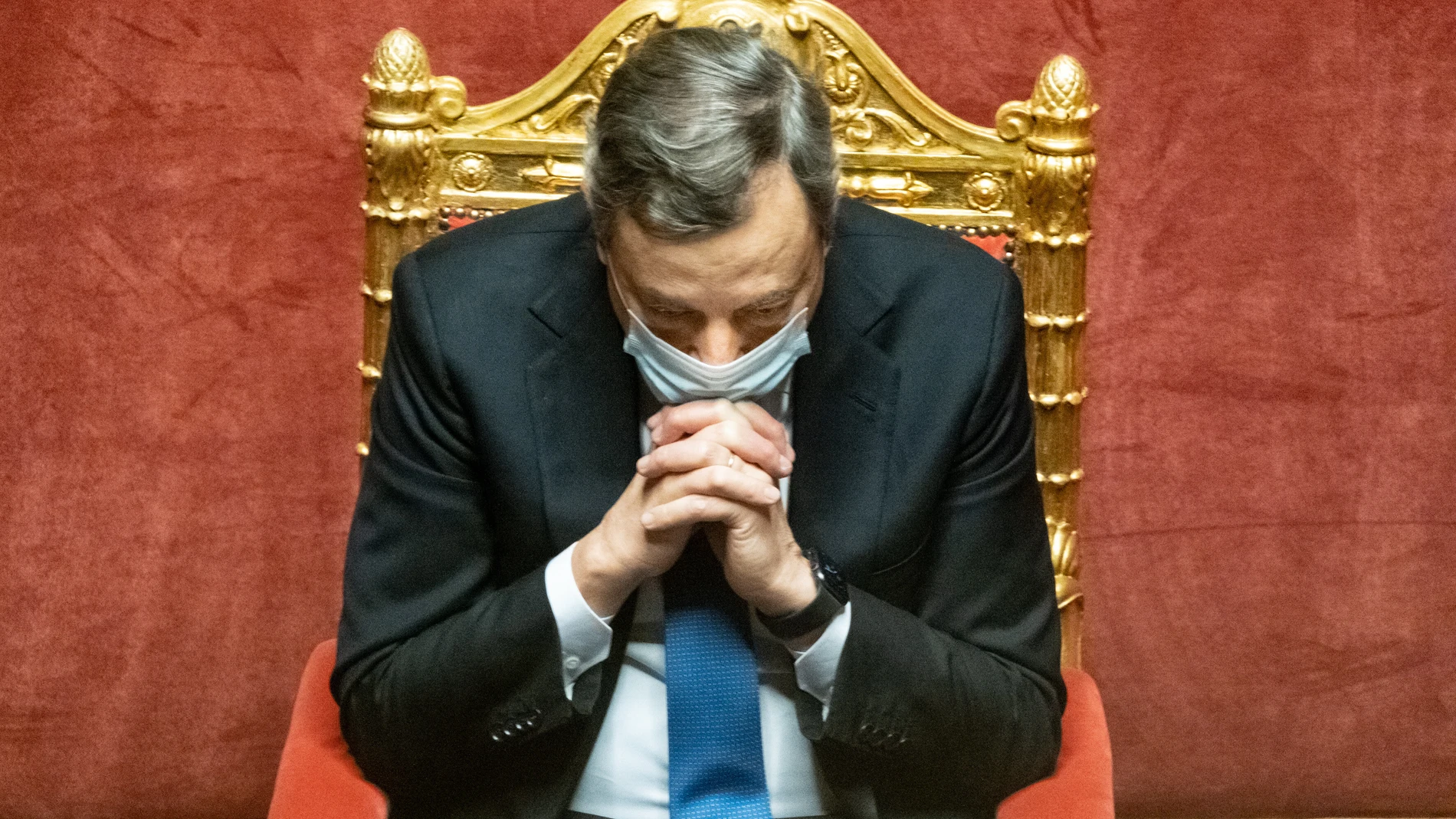 Mario Draghi se enfrentó este jueves a su primera huelga general