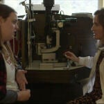 La participante del programa «La Voz» con la doctora Irigoyen