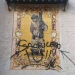 Una de las pintadas denunciadas en Málaga