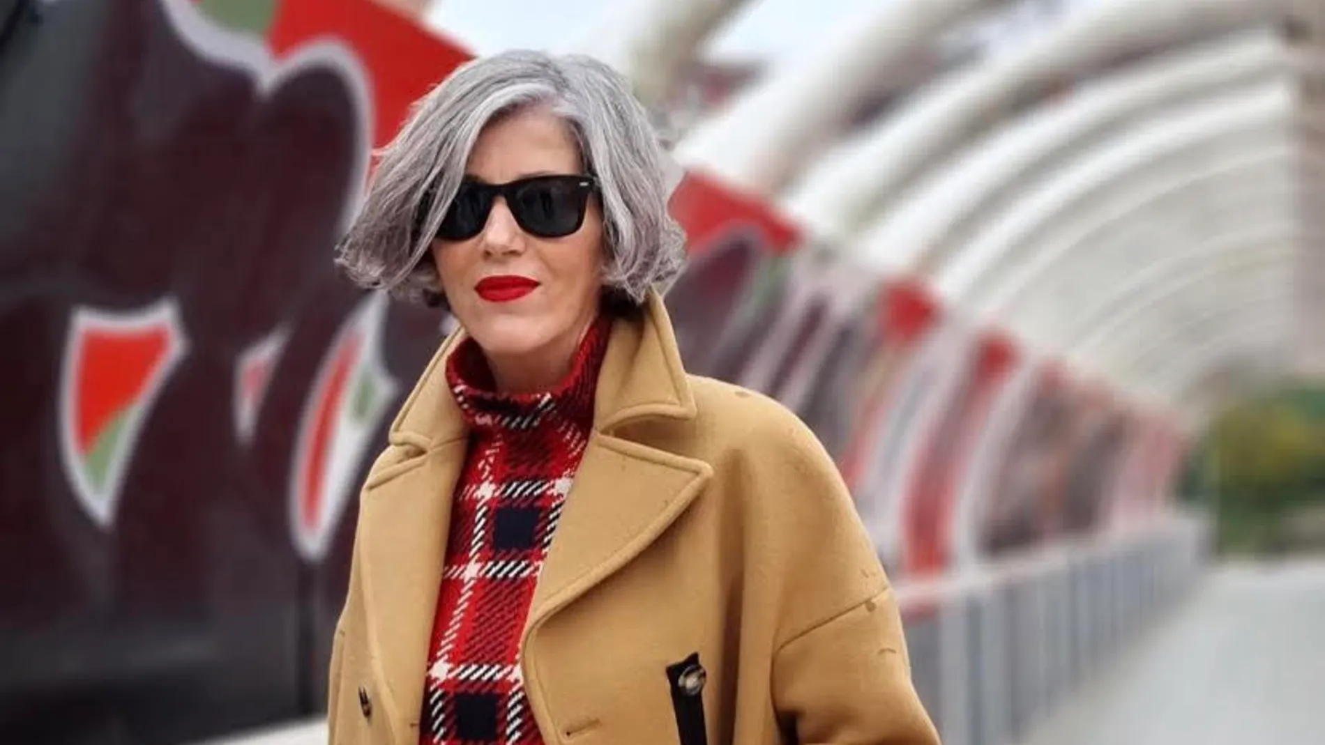 Carmen Gimeno con conjunto de Zara.