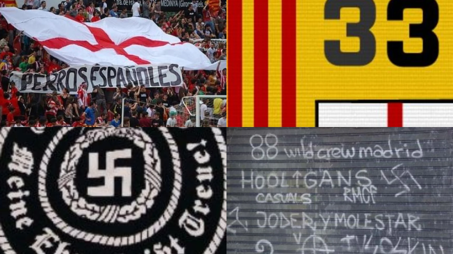 Símbolos prohibidos en el fútbol