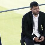 El delantero argentino Sergio Kun Agüero.