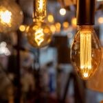 Lámparas en una tienda de iluminación