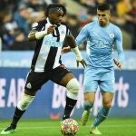 Joao Cancelo, en un partido con el Manchester City