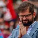 El candidato presidencial chileno Gabriel Boric