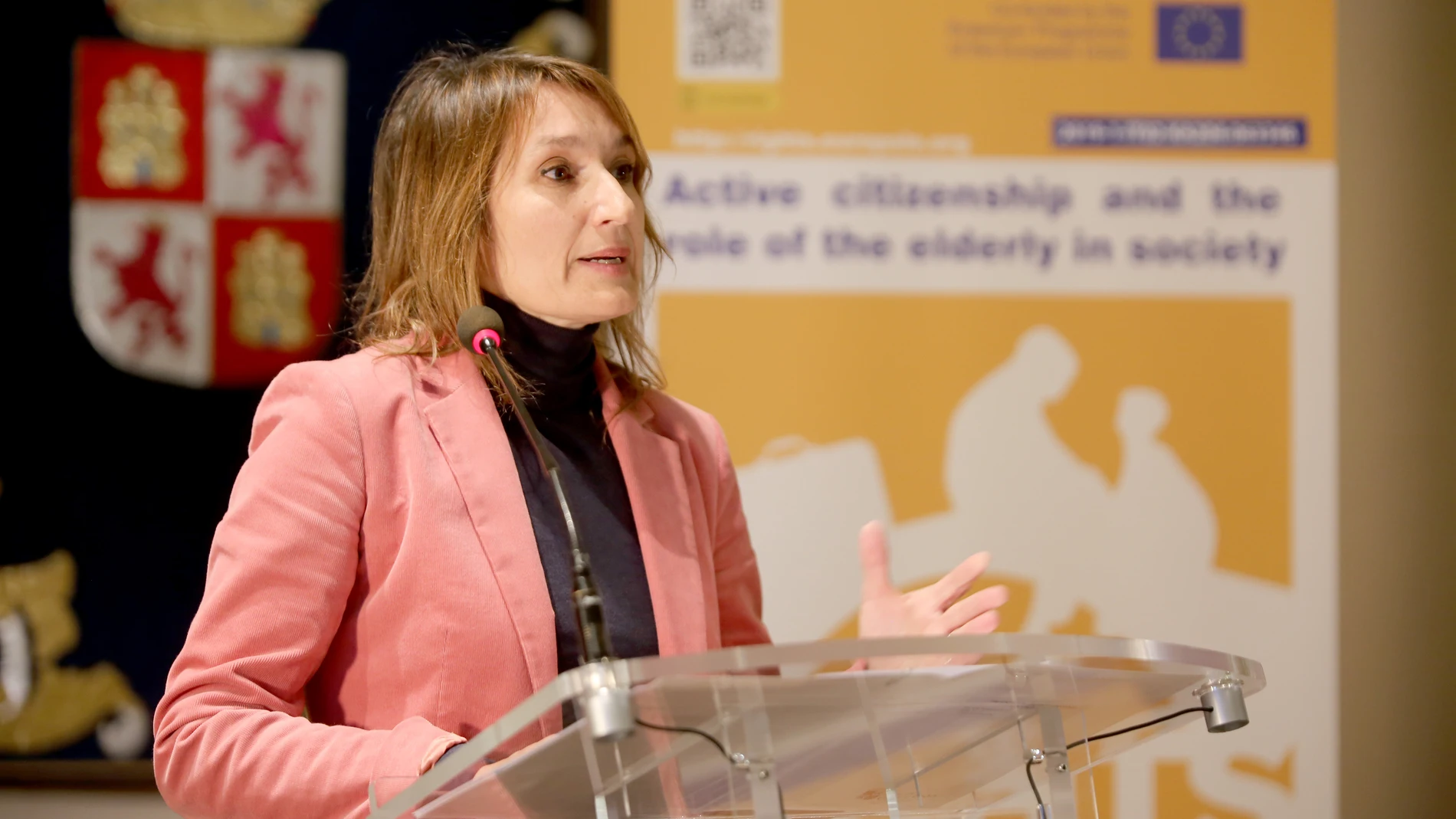 La consejera de Educación, Rocío Lucas, presenta el programa Erasmus