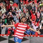El delantero del Granada, Jorge Molina. EFE/Pepe Torres