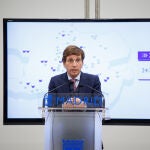 El alcalde de Madrid, José Luis Martínez-Almeida, hace balance de la evolución del plan Madrid Capital 21, a 20 de diciembre de 2021
