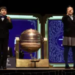 Dos de las niños de la residencia de San Ildefonso