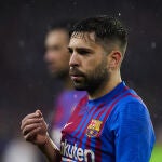 Jordi Alba, jugador del Barcelona.