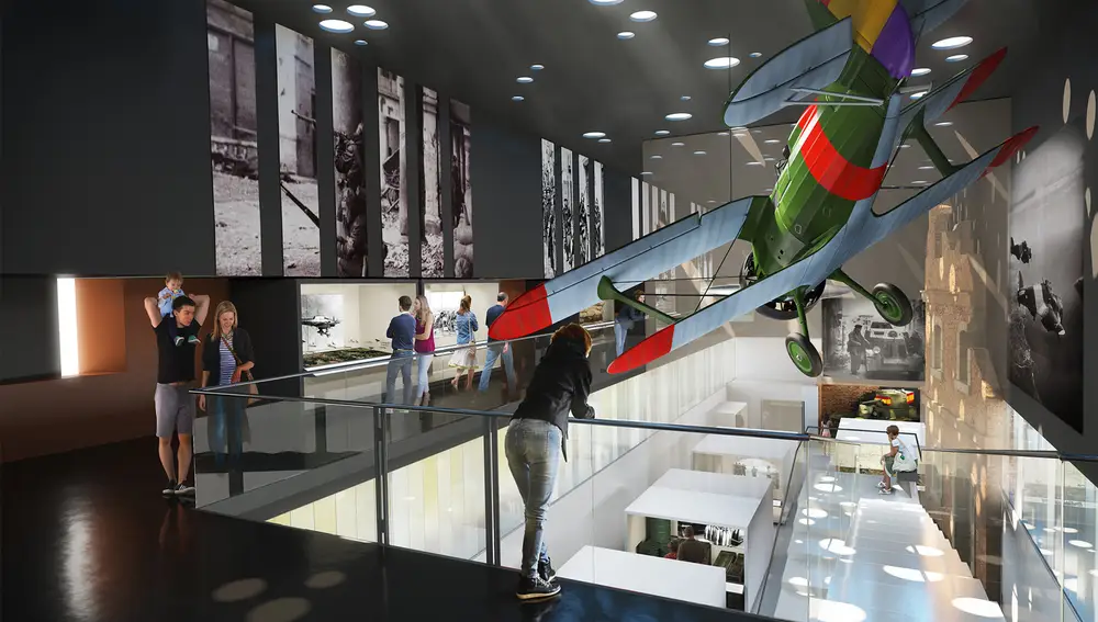 Imagen de una de las salas del museo, según el proyecto de BCQ Arquitectura