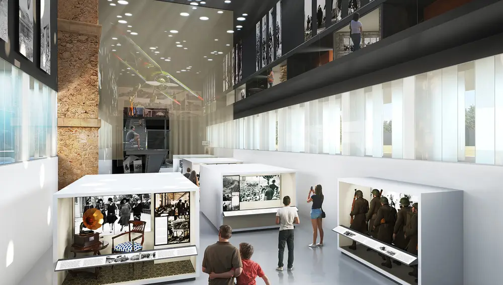Otra imagen del interior del futuro museo