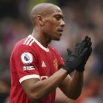Anthony Martial con el Manchester United.
