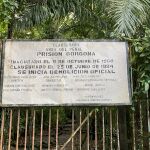 Cartel explicativo de la prisión de la Isla Gorgona| Fuente: humboldt.org.co