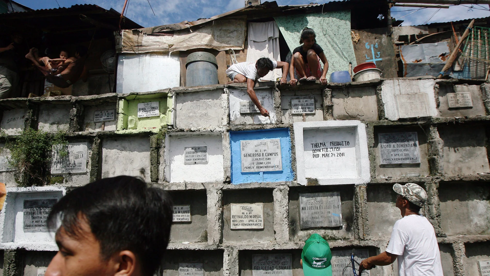 Casas chabolas manila filipinas