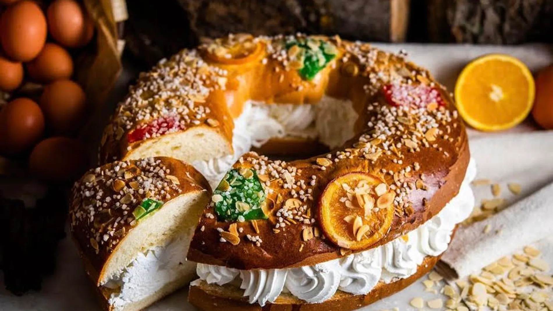 Roscón de Reyes de Levadura Madre.