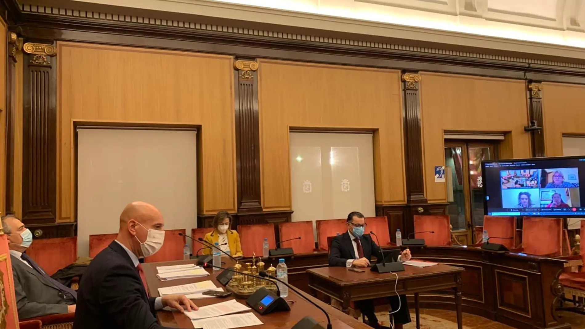 Junta de Gobierno Local del Ayuntamiento de León presidida por el alcalde José Antonio Diez
