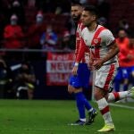 El delantero colombiano del Rayo Vallecano, Radamel Falcao. (EFE)