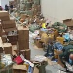 Requisados más de 145.000 juguetes falsificados o peligrosos de una nave de Pinto
