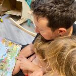 Pablo Iglesias con su hijo el Día de Reyes