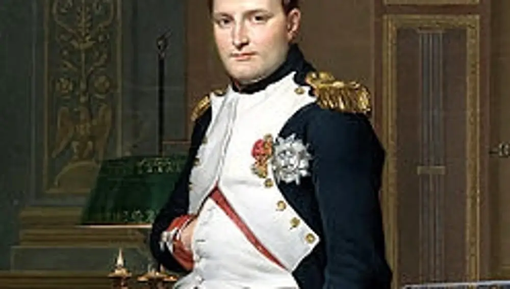"Retrato de Napoleón en su gabinete de trabajo", de Jacques-Louis David