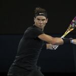 Rafa Nadal se está poniendo en forma para el Open de Australia en el torneo de Melbourne