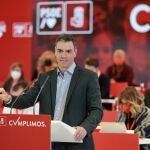 El presidente del Gobierno y secretario general del PSOE, Pedro Sánchez