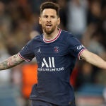Leo Messi con el PSG.