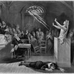 Representación fantasiosa de los juicios de brujas de Salem