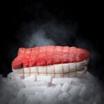 Fotografía facilitada por la carnicería "Boucherie Polmard", del chuletón más caro del mundo, un "millésime 2000" de la raza de vacuno francés Blonde Aquitaine