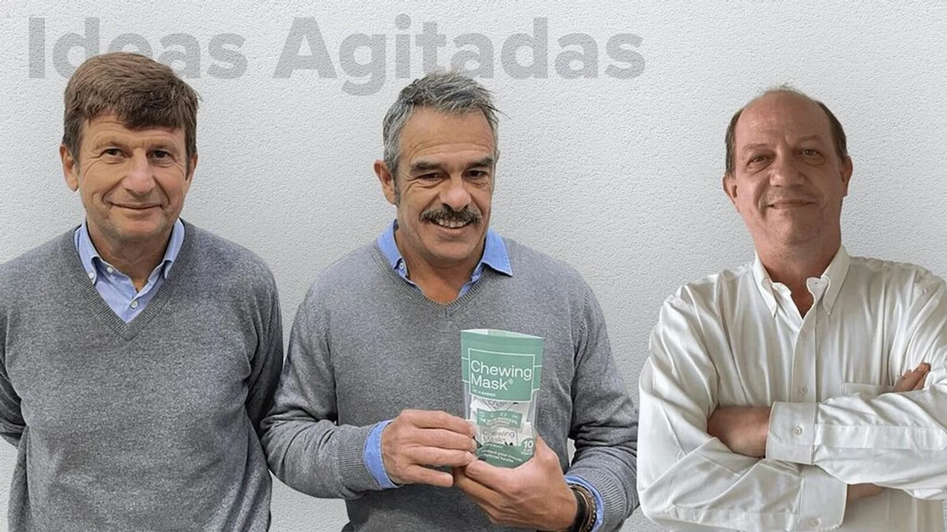 Curro Espinós, José Antonio G. Cuevas y Marcos Isamat, creadores de Chewing Mask